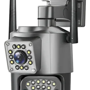 Cámara Ip Exterior Doble Lente Wifi Visi